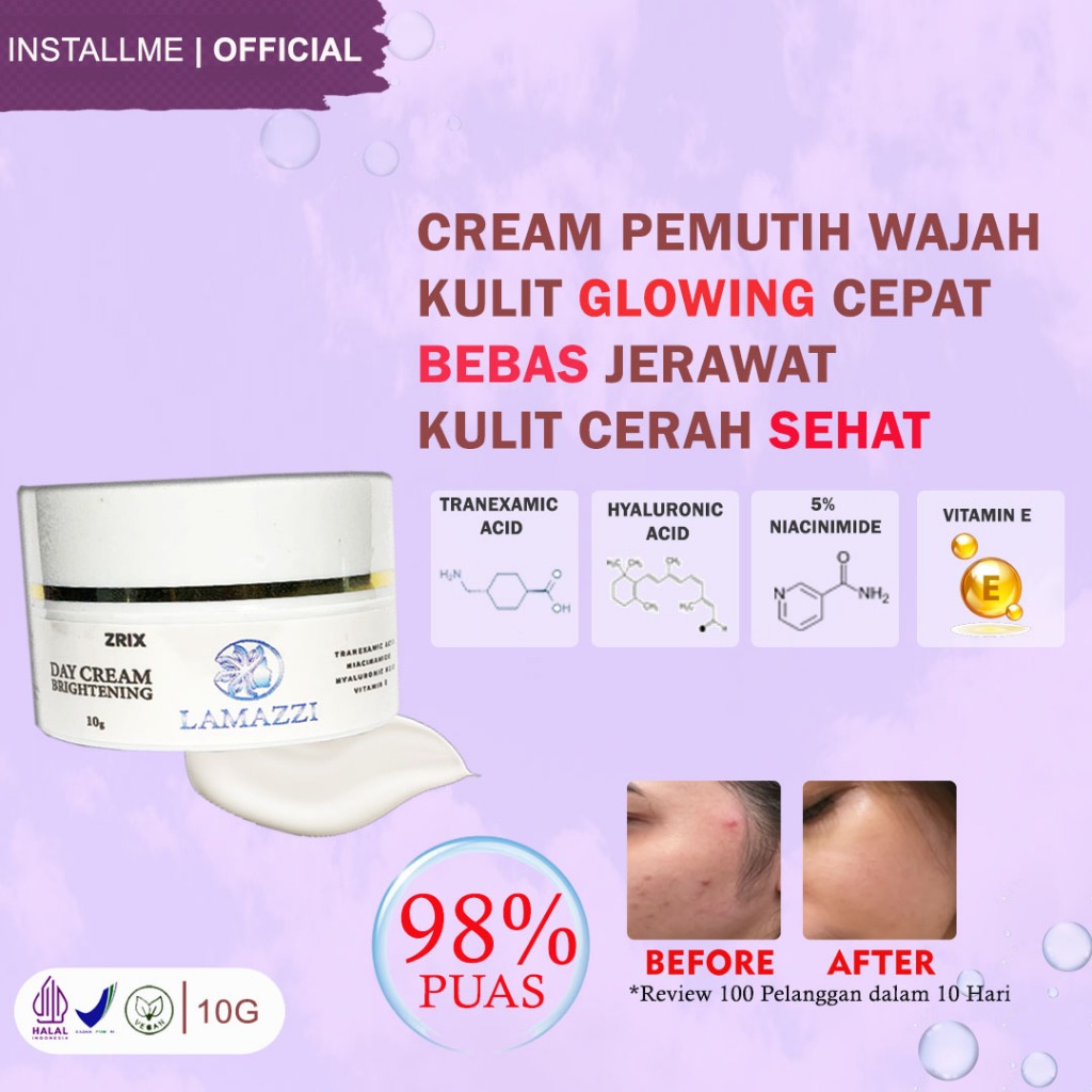Cream Glowing Pemutih Wajah Day Cream Pencerah Wajah Whitening Cream Glowing Bpom Ampuh Cream Pemuti
