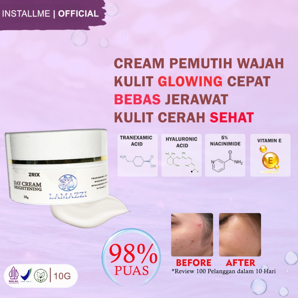 Day Cream Glowing Cream Pemutih Wajah Whitening Cream Pemutih Wajah Glowing Cepat Cream Pagi Whiteni