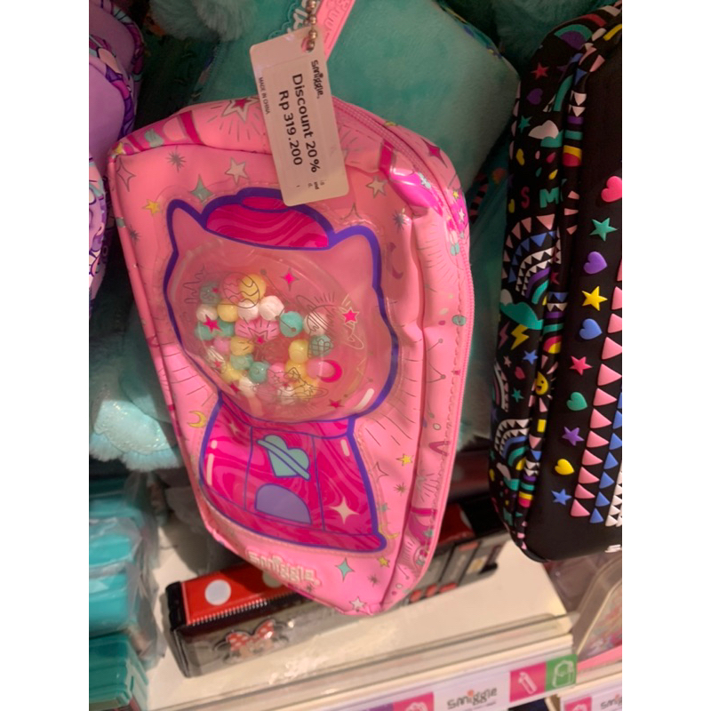 

SMIGGLE#softpouch#pencilcase#pinksquishy