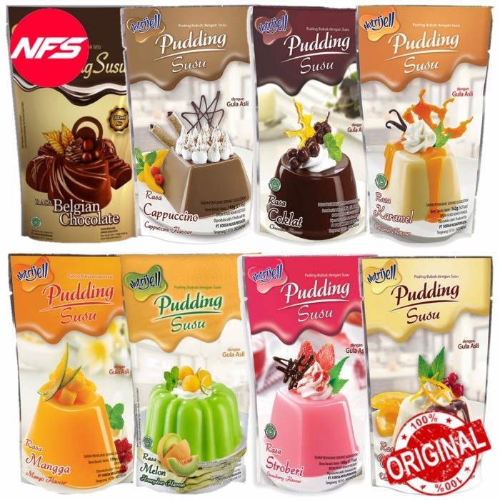 

Nutrijell Pudding Susu All Variant