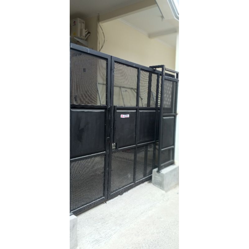 Pagar Motif Ram Hexagonal