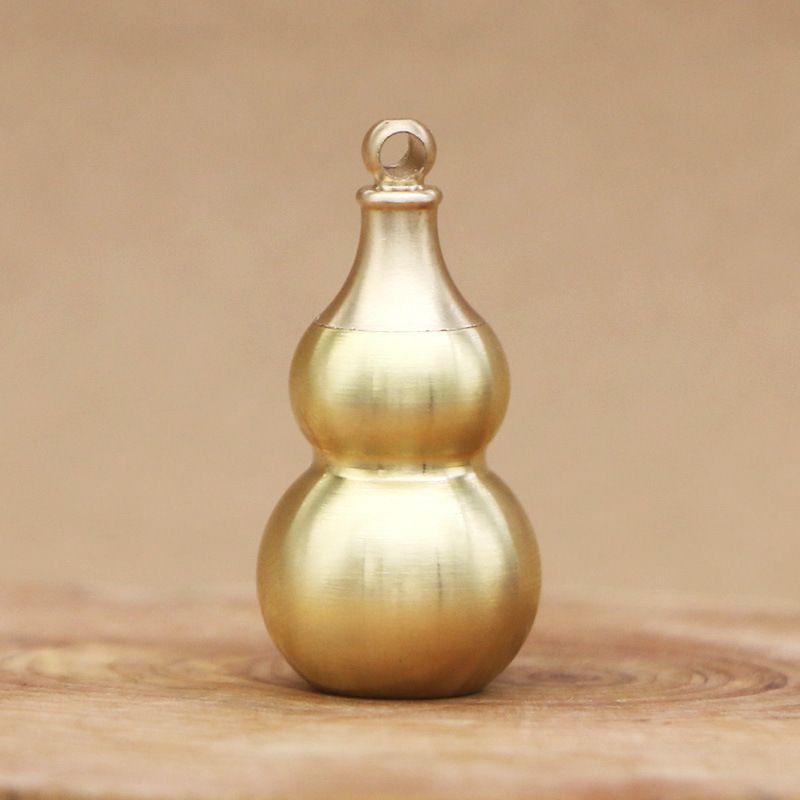 Liontin Tabung Labu Kuningan Super Tebal Import Size Besar