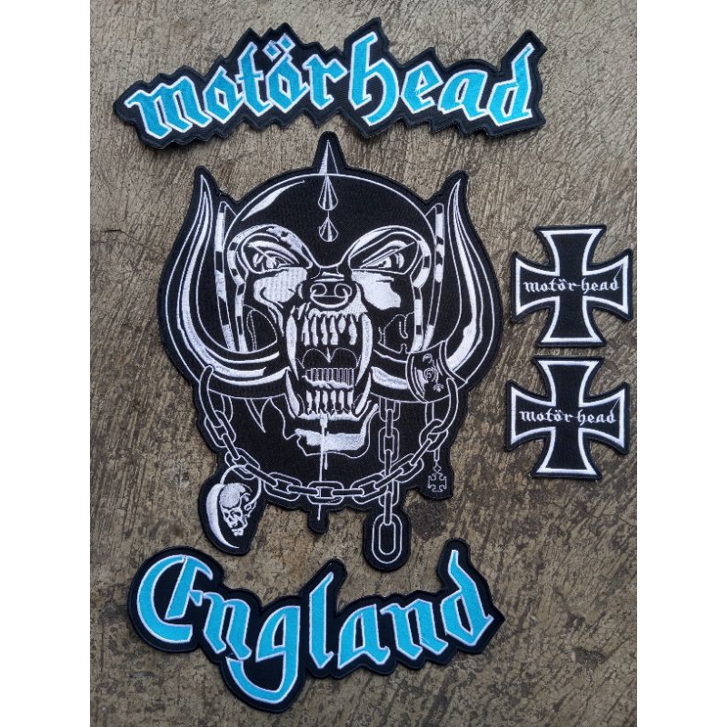 backpatch set motorhead biru