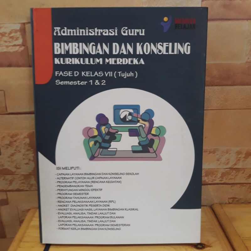 

BUKU ADMINISTRASI GURU BIMBINGAN DAN KONSELING (BK KLS 7) KURIKULUM MERDEKA