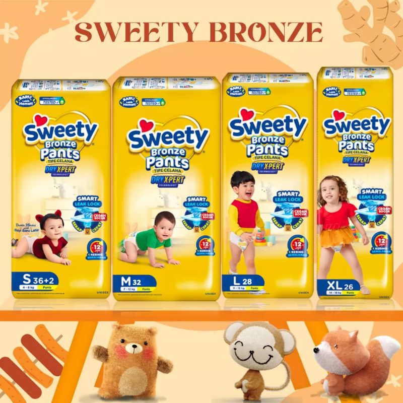 PAMPERS SWEETY BRONZE