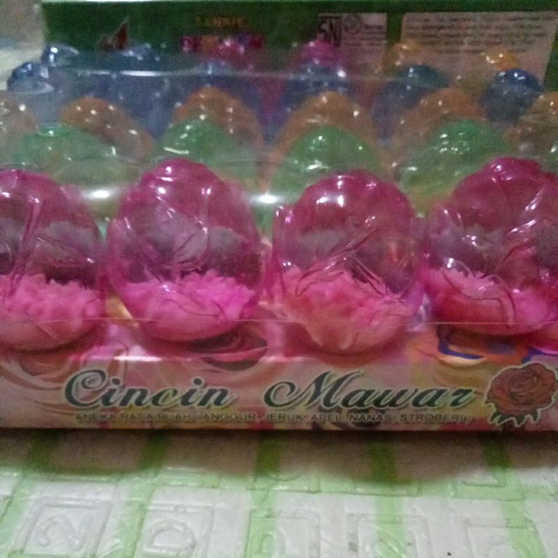 

cincin mawar candy aneka buah 30pcs exp2025