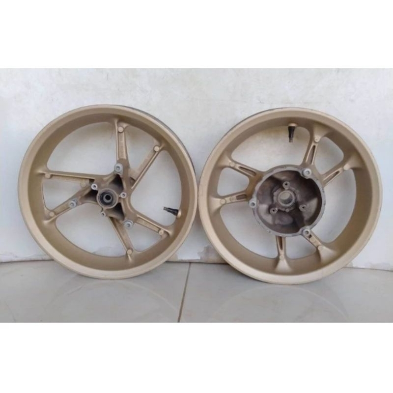Velg Pelek NMAX Old Depan Belakang Warna Gold Original