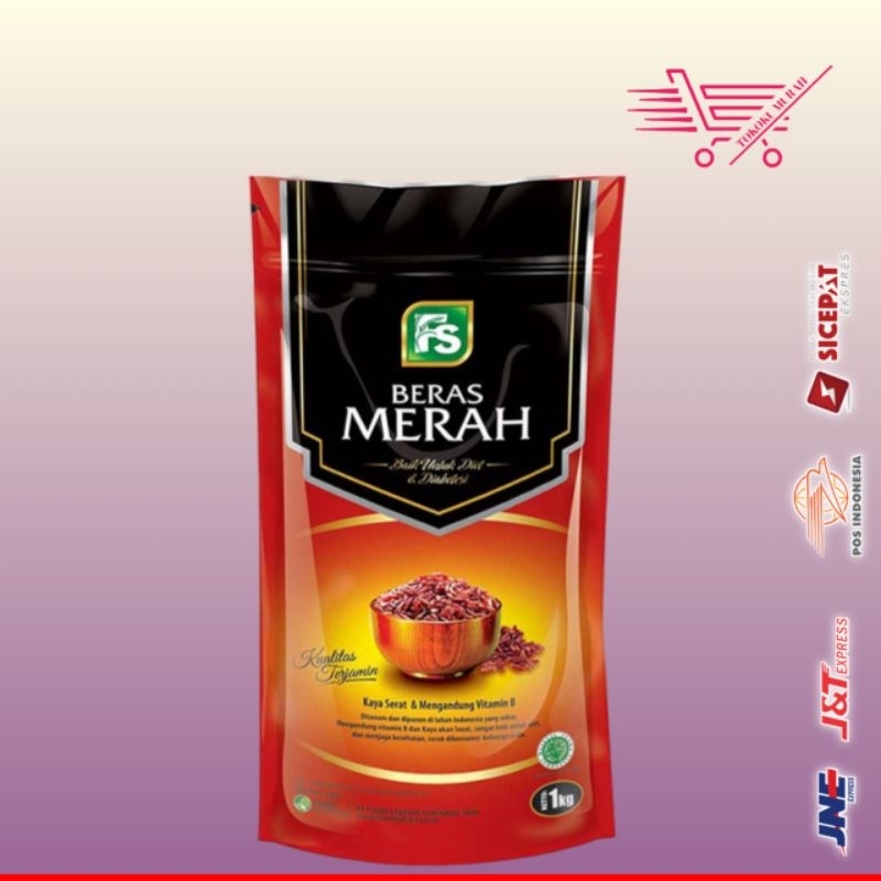 

BERAS MERAH 1 KILO FS KAYA SERAT MENGANDUNG VITAMIN B BERAS PREMIUM PILIHAN