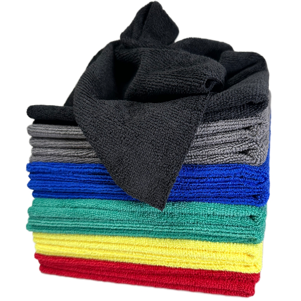 Kain Lap Edgeless Microfiber Serbaguna dapur poles wax 40x40CM 320GSM
