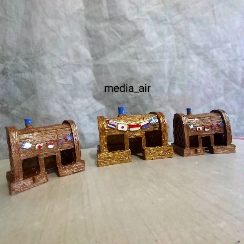 rumah krusty crab kraby Paty hiasan aquarium akuarium aquascape ornamen diorama dll