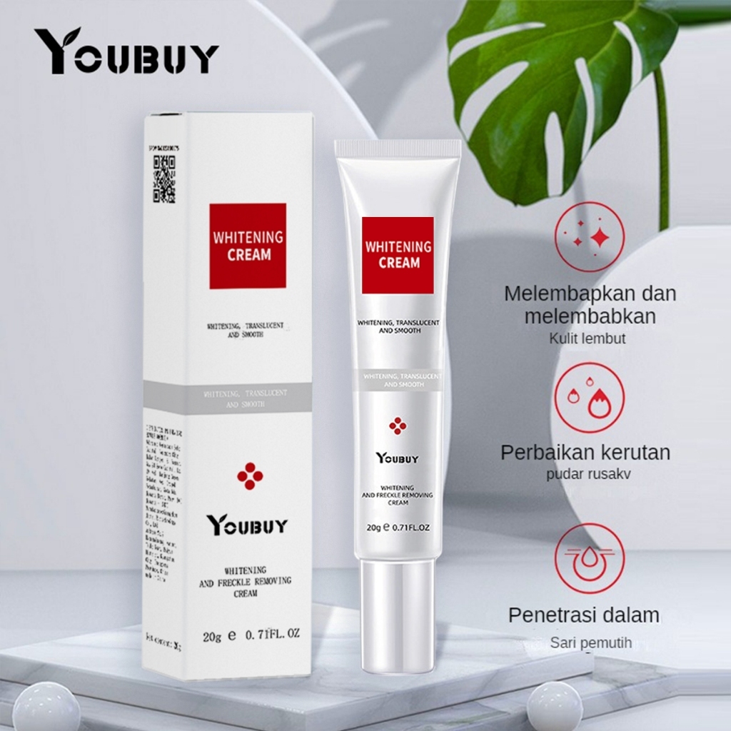 YOUBUY whitening frekle cream original official store cream flek hitam membandel melasma