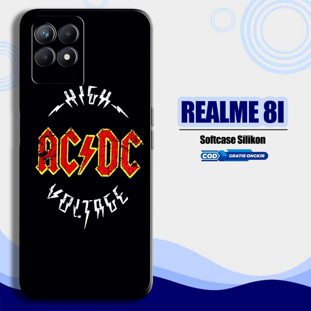 Casing Hp Realme Narzo 8i  - [Fashion Case BAND METAL] - Case Hp Realme Narzo 8i -JUSTYCE.ID - Softc