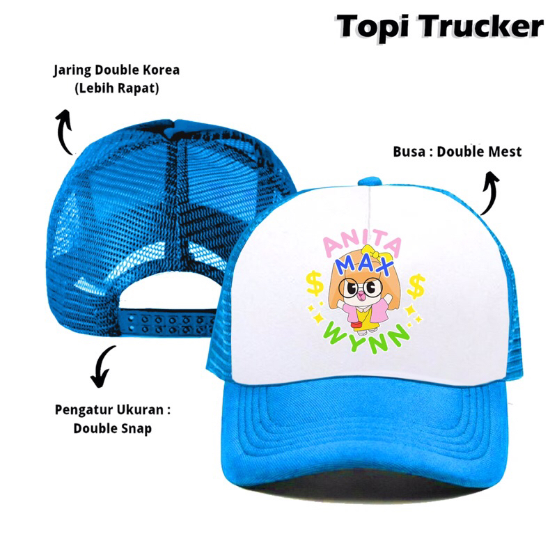 Topi Trucker Anita Max Wynn - All Colours