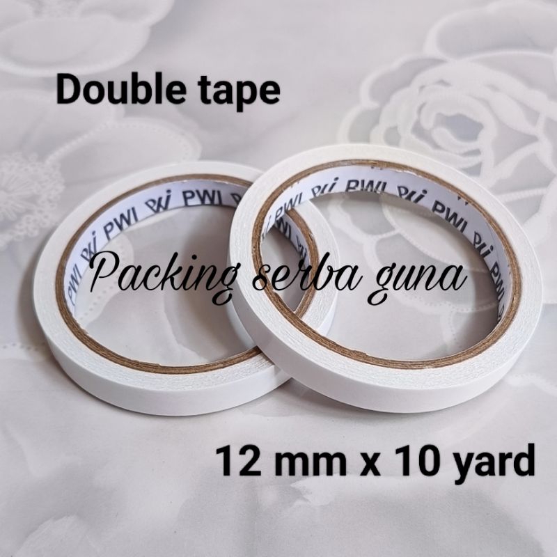 

Double dobel tape merk PWI/12mm x 10yard