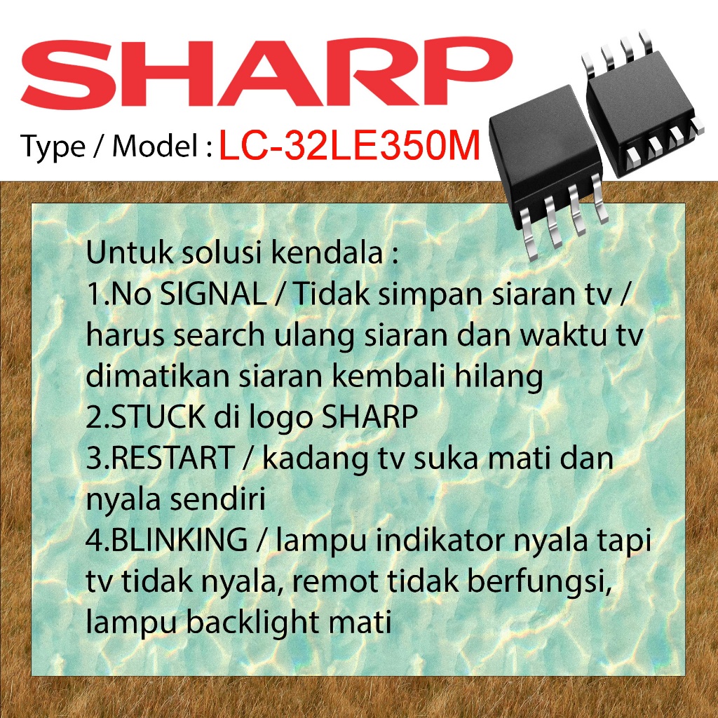 IC Firmware SHARP LC-32LE350M