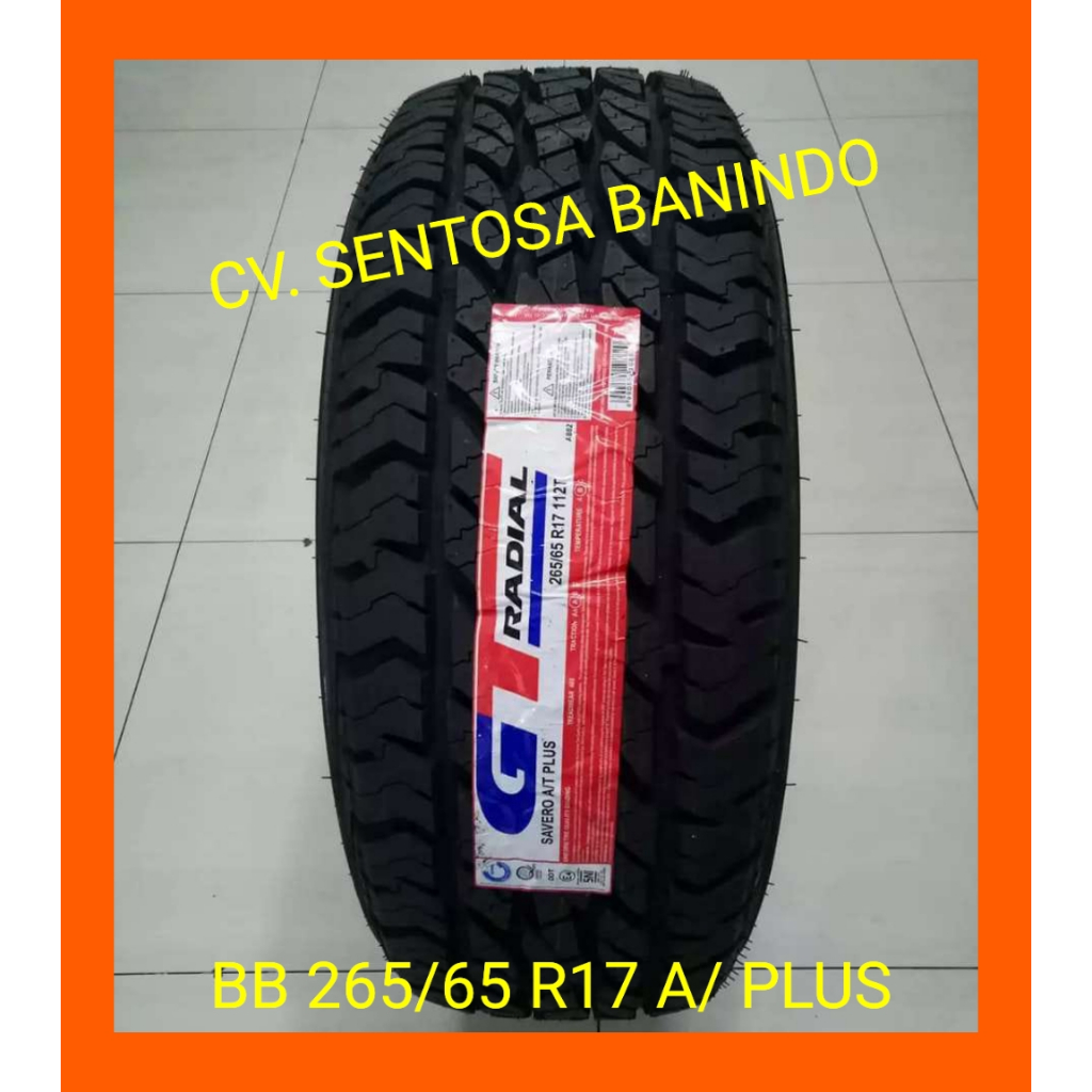 BAN BARU 265/65 R17 GT SAVERO A/T PLUS