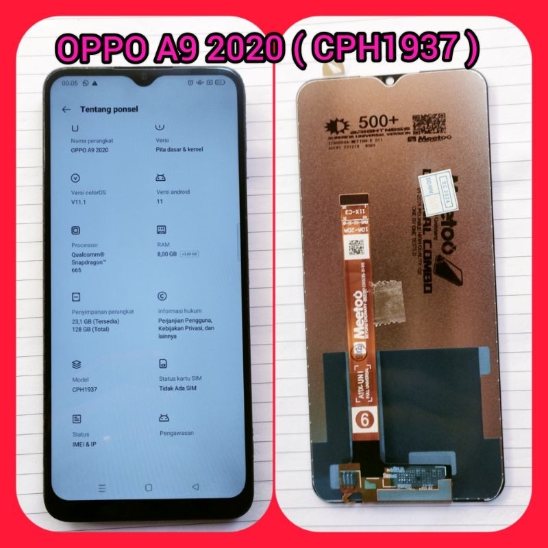 Lcd Touchsreen Ts Fulset Oppo A9 2020 Seri Hp Cph1937
