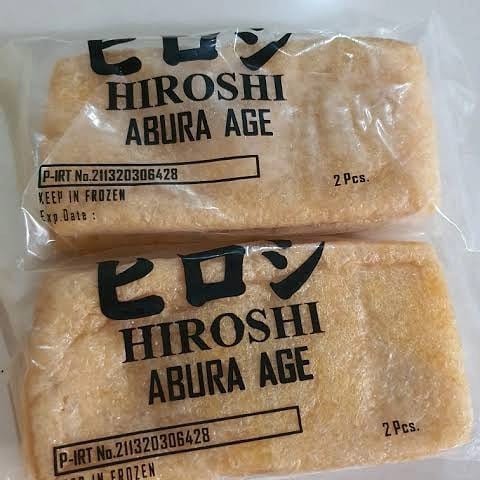 

ABURA AGE 2pcs | Japan Fry Tofu Aburage Miso Udon Ramen Tahu Jepang