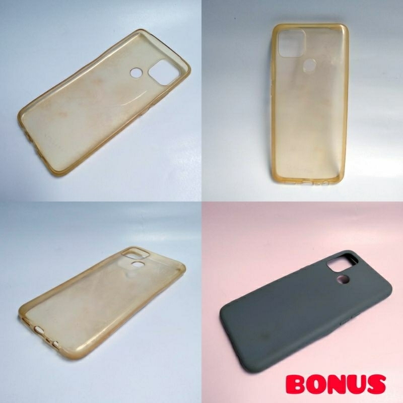 Casing Oppo A15 transparant / soft case Oppo A15  ( + BONUS )