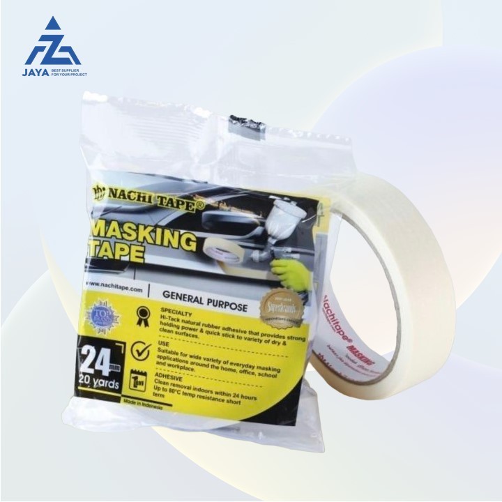 

Nachi Lakban Kertas Masking Tape 24mm X 20yard