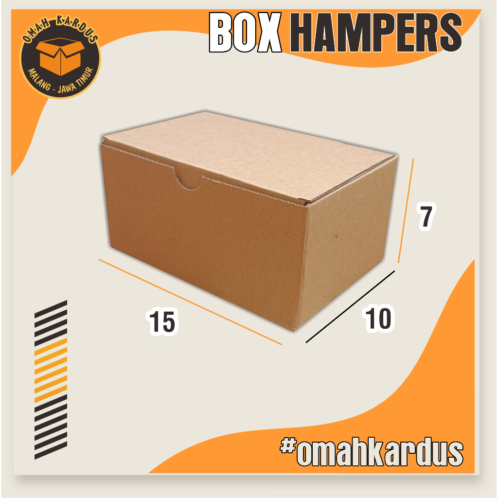 

Box Hampers 15x10x7 cm / kardus box polos / kardus diecut / box diecut / kardus hampers / box souvenir / boxgift / box aksesoris