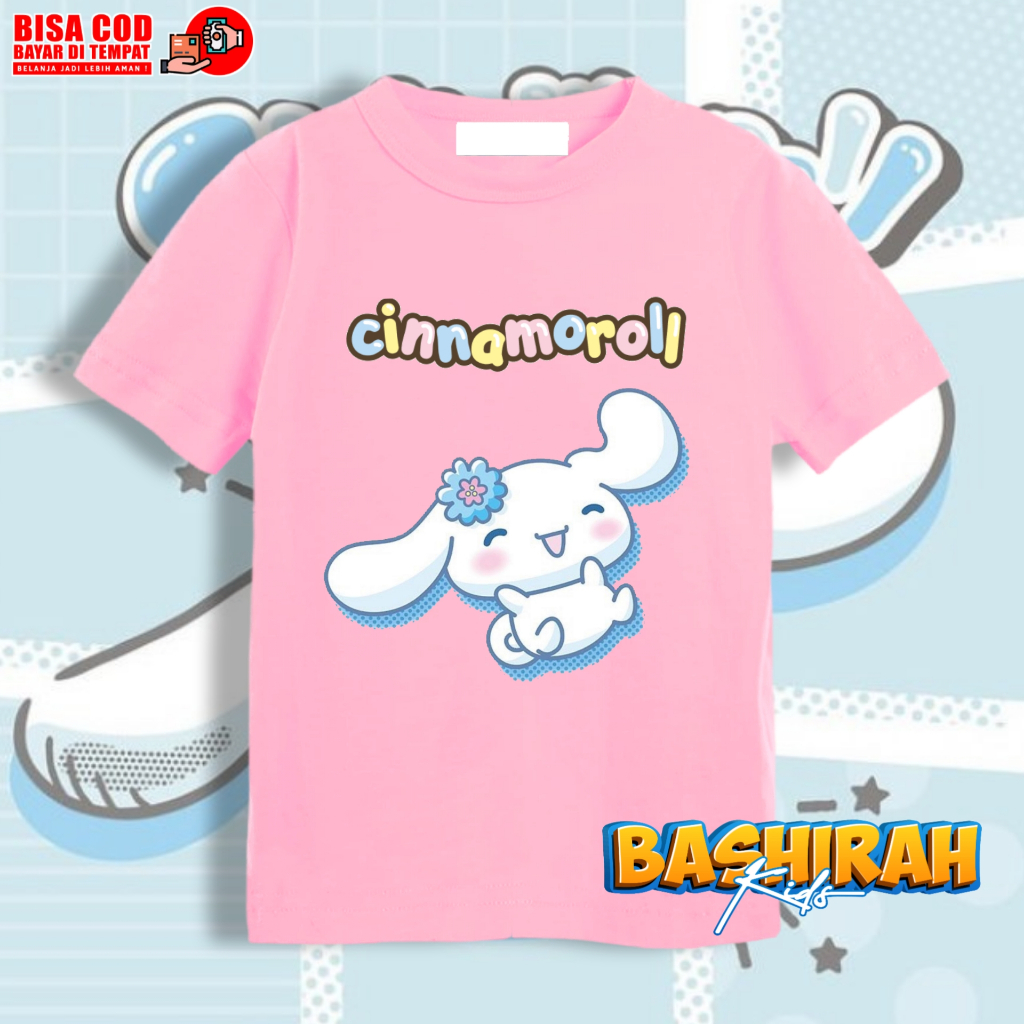 KAOS ANAK CINNAMOROLL BAJU KAOS ANAK CINNAMOROLL
