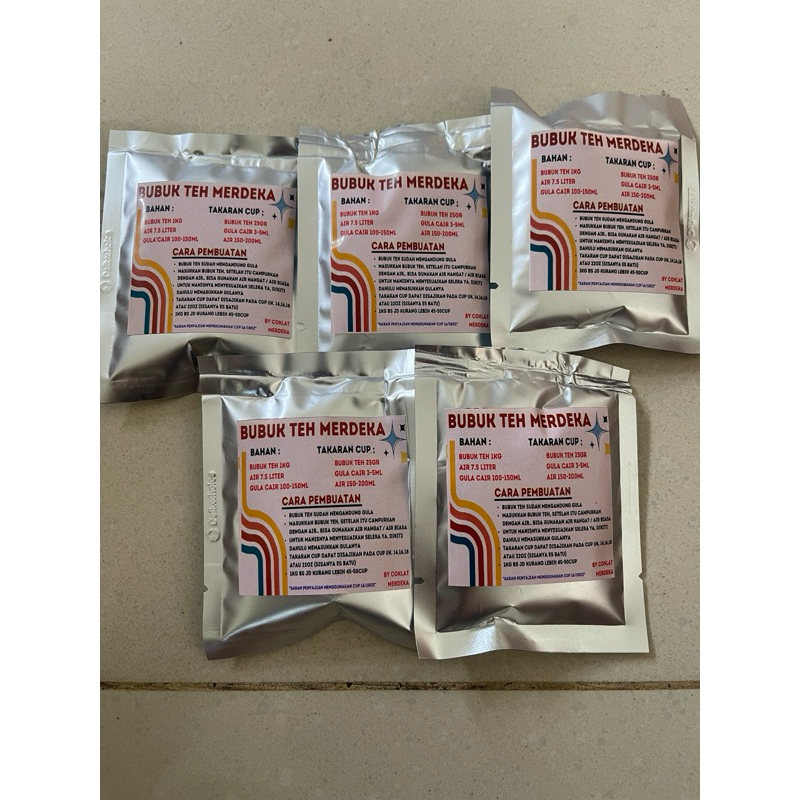 

BUBUK TEH MERDEKA SASET (5pcs)