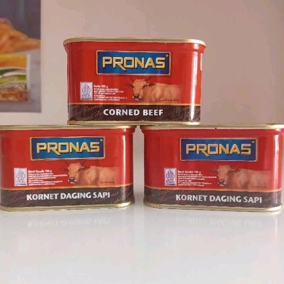 

Pronas kornet daging sapi 198gr & 340gr