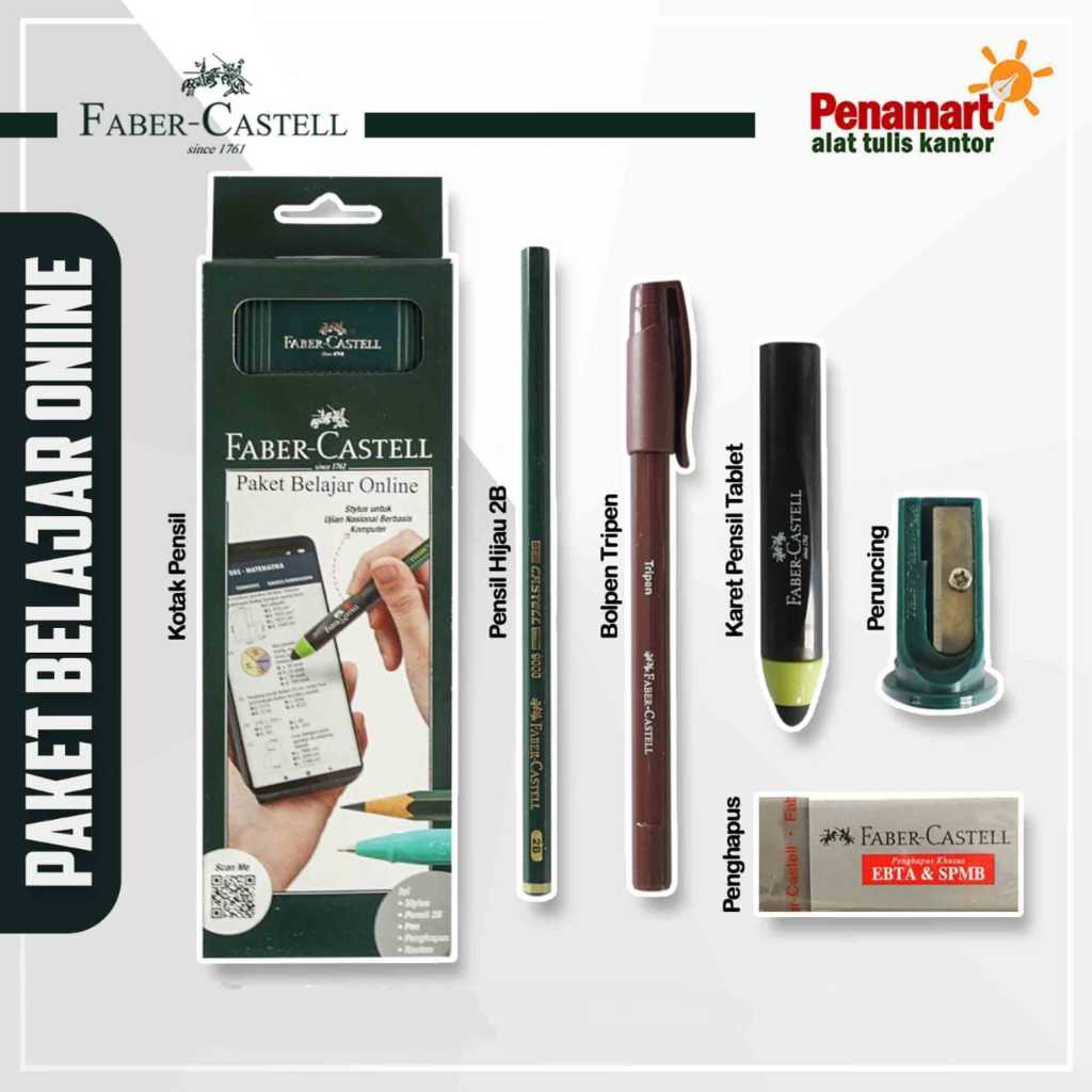 

Paket Ujian Online Pencil 2B Faber-Castell (B1123)