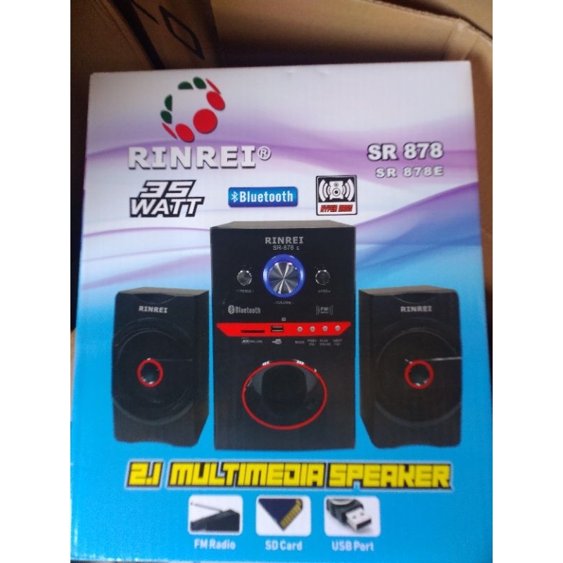 Speker Multimedia Rinrei 878 C / 878 E Bluetooth yesss oke