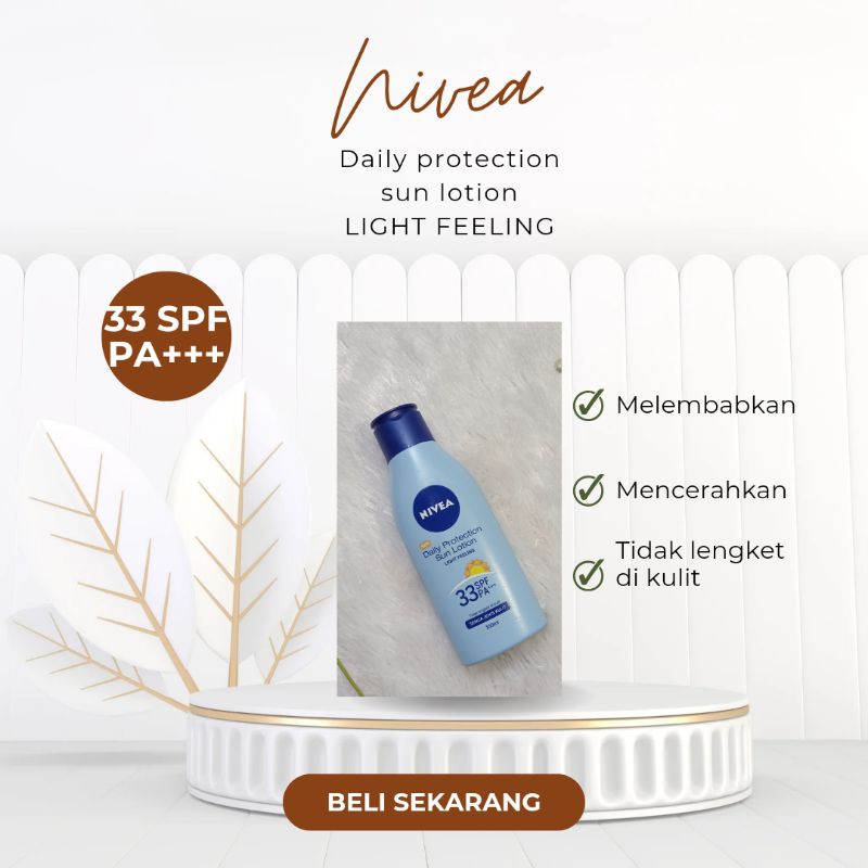 nivea sunblok