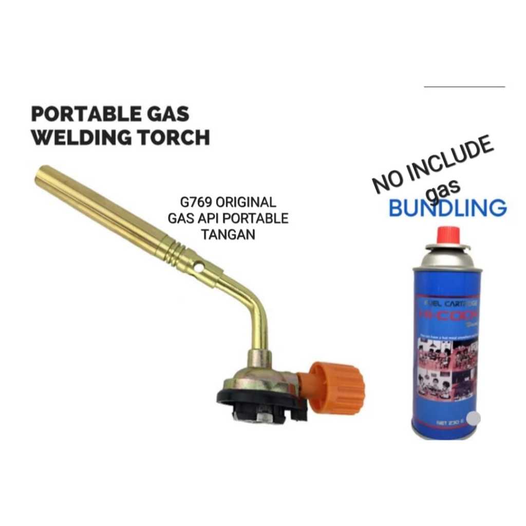 G769 GAS API PORTABLE TANGAN TORCH FULL TEMBAGA BAKAR LAS WELDING BUTANE MASAK PANGGANG ROAST RESTOR