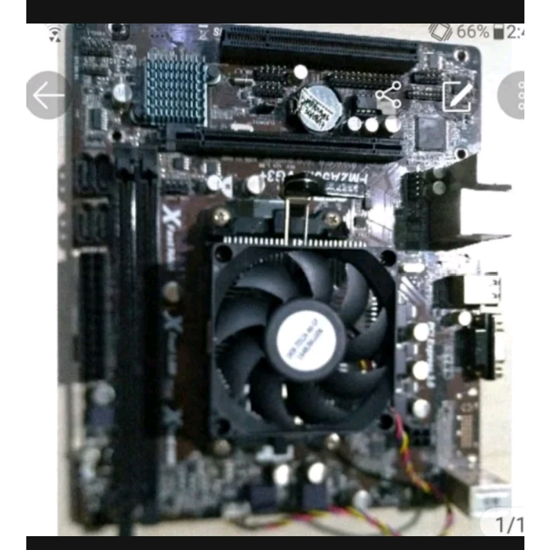 PAKET MOTHERBOARD AMD FM2 A8 7600  PLUS FUN