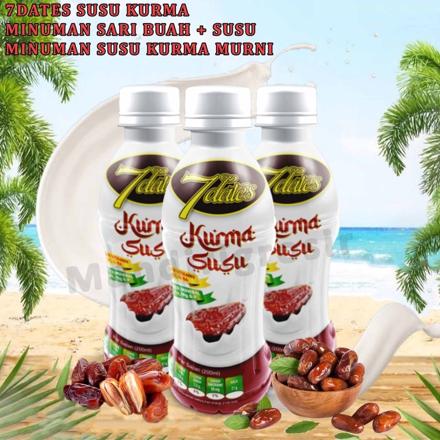 

Minuman Sari Buah+Susu * 7Dates Susu Kurma * Minuman Susu Kurma Murni * 200ml