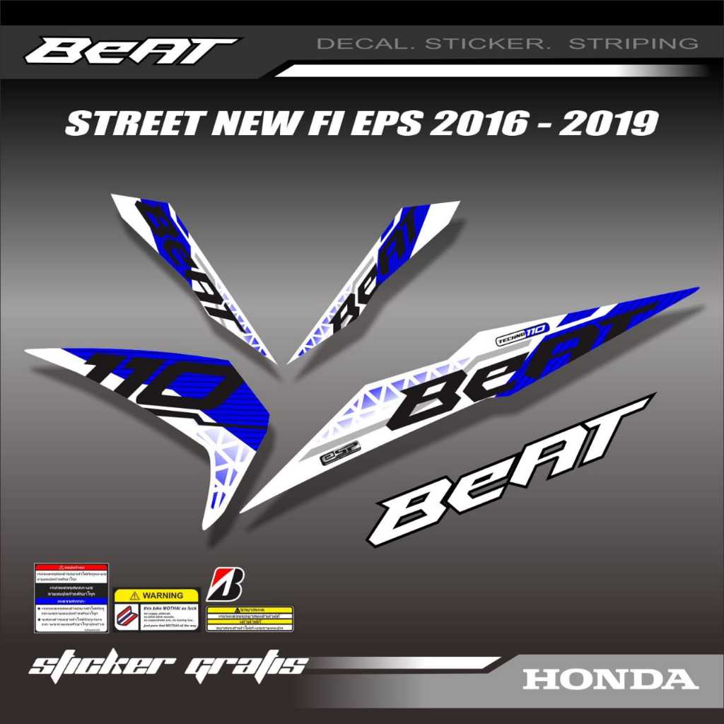 Striping Beat Fi 2017 Variasi/Striping Beat Street 2019 Variasi/Striping Beat Esp 110/Premium
