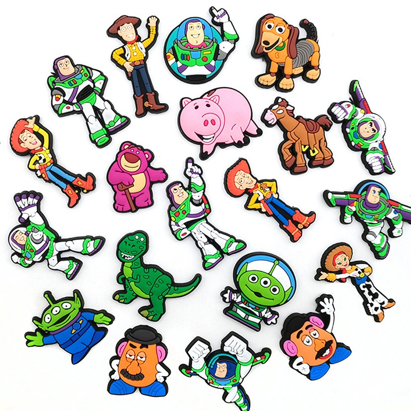 1 Pcs Jibbitz Charms Jibbitz Crocs Pin Sandal Motif Toy Story Best Seller DD-09