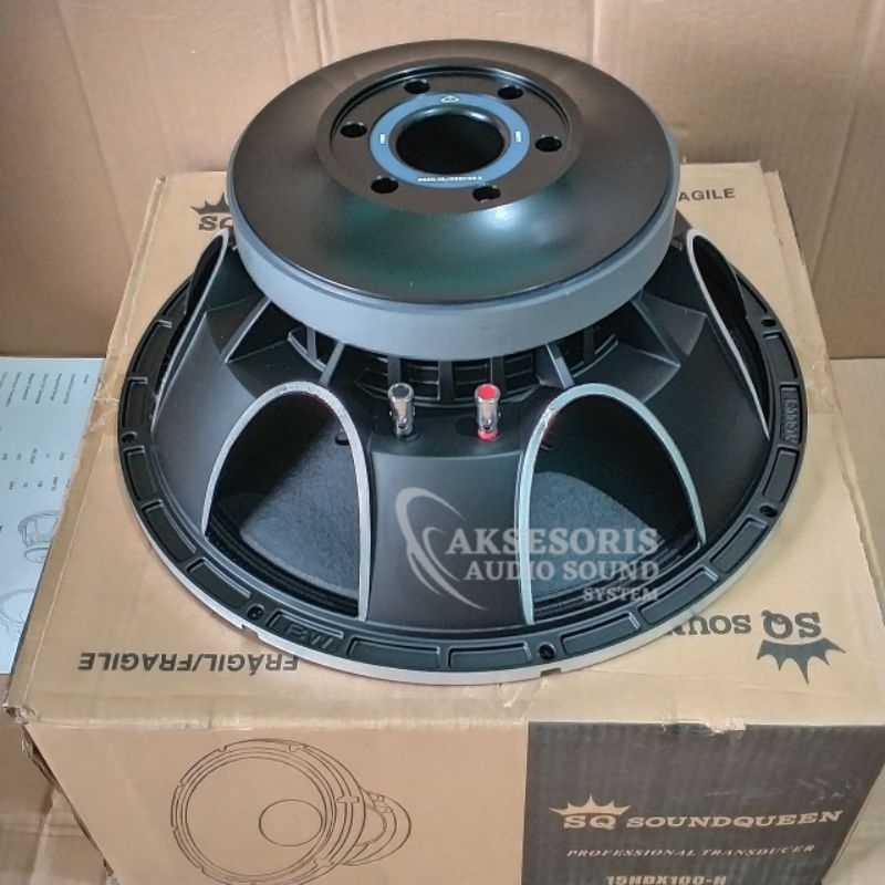 Speaker Soundqueen 15HDX100-H 1000 Watt Coil 4inch Subwoofer Original Produk Kualitas bagus
