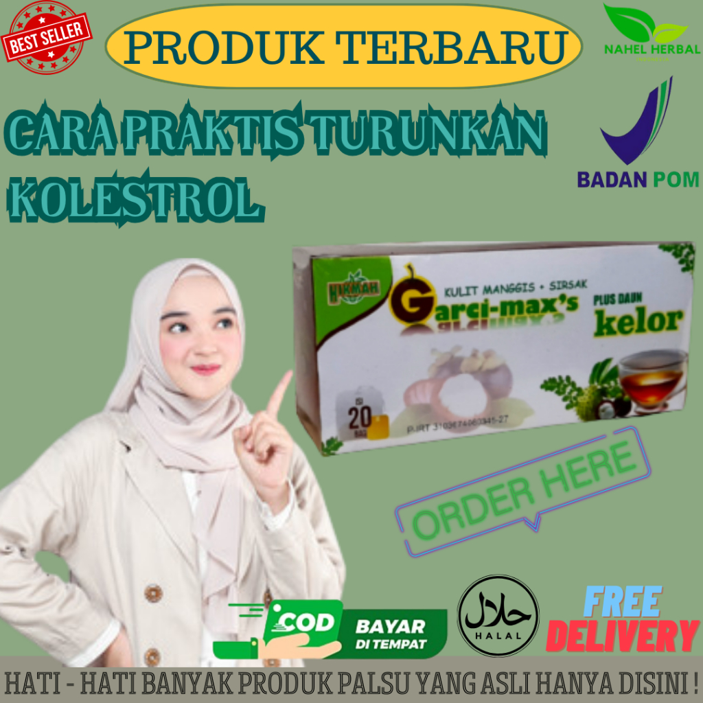 Obat Herbal Asam Urat Kolesterol Dan Sendi Paling Ampuh Resep Dokter Diapotik - Teh Celup Garcimax D