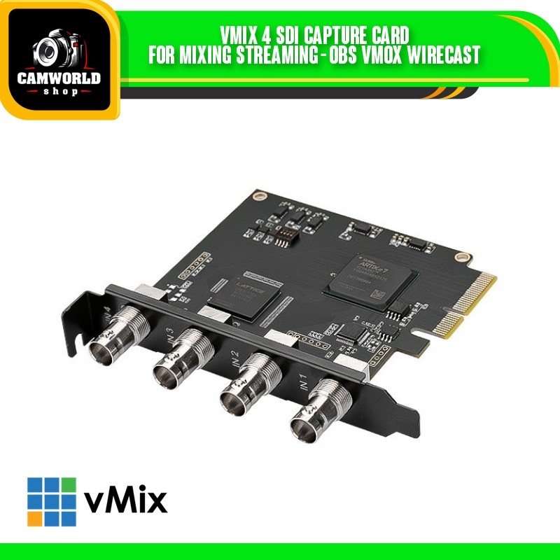 VMIX 4 SDI Capture Card for Mixing Streaming - OBS VMOX Wirecast