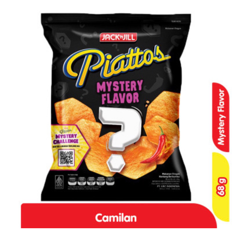 

Piattos Mystery Flavor Keripik Kentang 68 gram