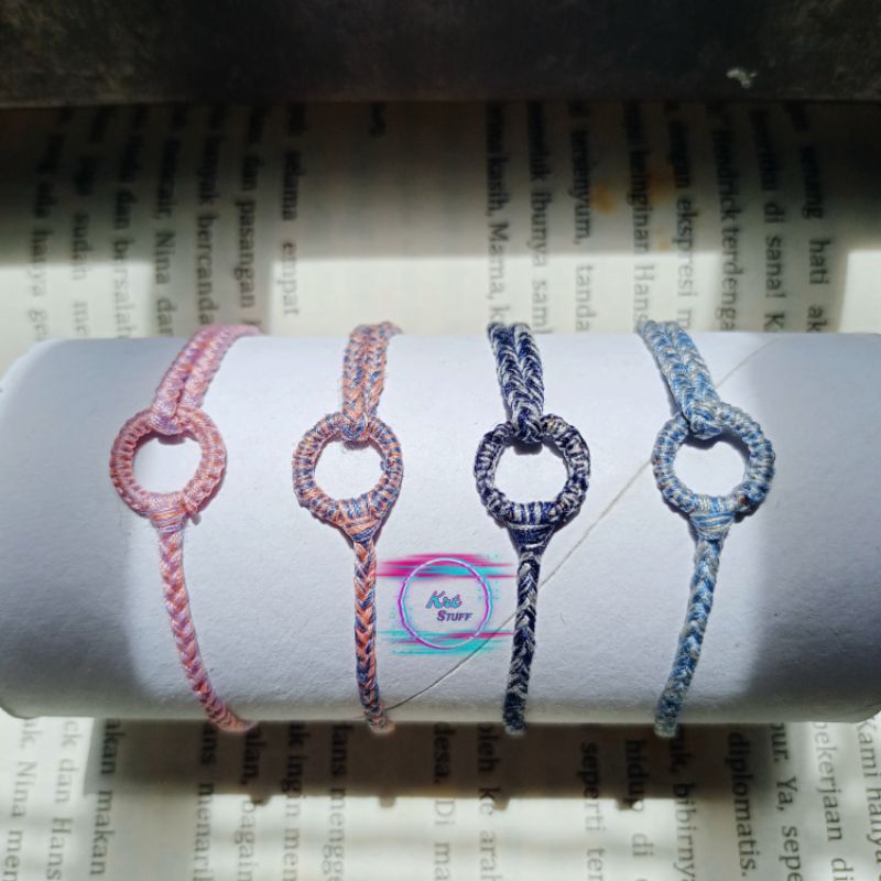 Gelang Tangan Coil | Gelang Tangan Tali | Gelang Tangan Benang | Gelang Tali Simpel | Gelang Benang