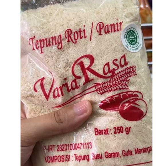 

TEPUNG ROTI/PANIR VR BKS 250 GR