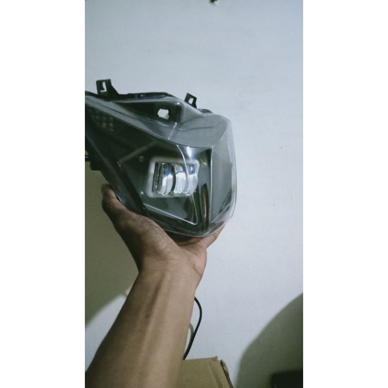 REFLEKTOR LAMPU DEPAN DAYMAKER HONDA BEAT ESP 2016 DASAR HITAM
