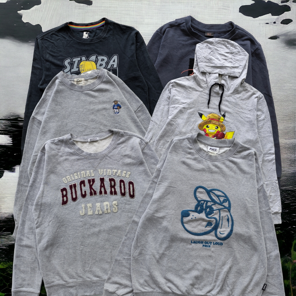 SWEATER CREWNECK / SWEATER HOODIE / JAKET CREWNECK / JAKET HOODIE / HOODIE ZIPPER / JAKET HALF ZIP S