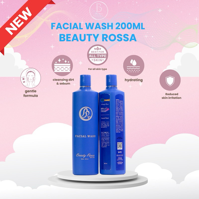 FACIAL WASH 200ml BEAUTY ROSSA