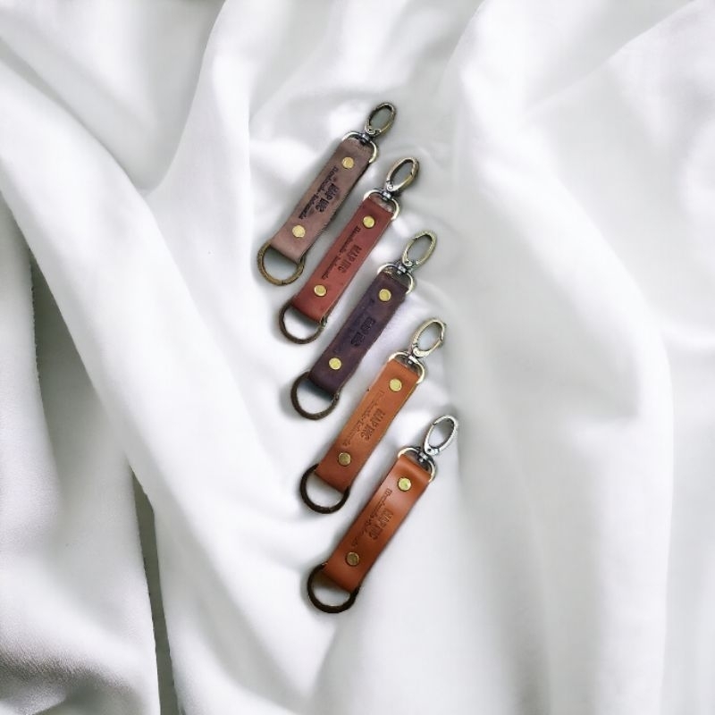 Map Inc Gantungan Kunci Kulit / Keychain - Gantungan Kunci Kulit Sapi Asli