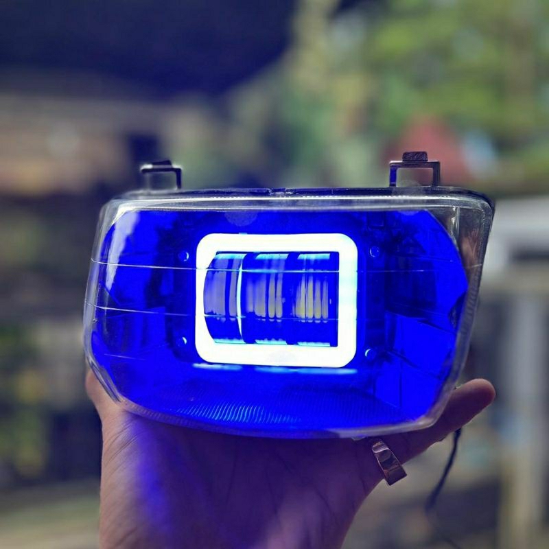 LAMPU DEPAN DAYMAKER LED SUPRA X LAMA TERBAIK