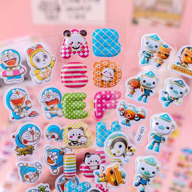 

Sticker BTS BT21 3D / Stiker Timbul Panjang Isi 40