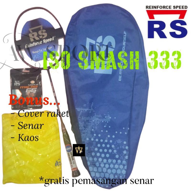 Raket Badminton RS ISO SMASH 333 / Raket Bulutangkis Original