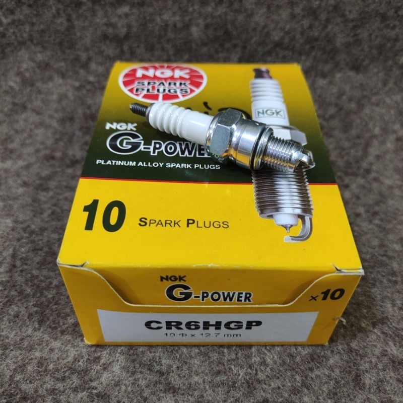 BUSI NGK G POWER PLATINUM CR6HGP MIO NOUVO MIO J M3 FINO JUPITER VEGA SMASH SHOGUN SPIN KAZE